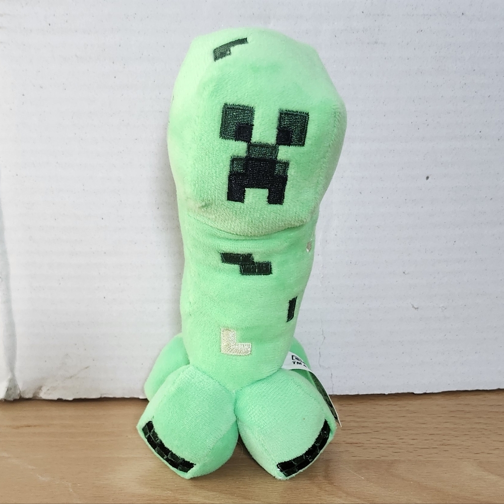 8" Green Minecraft Creeper Kids Stuffed Plush Toy